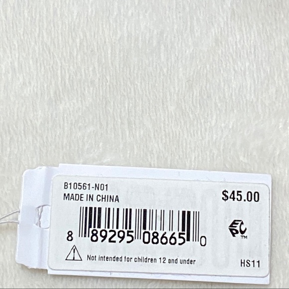 Betsey Johnson Angel Wing Rhinestone Necklace - Picture 7 of 7